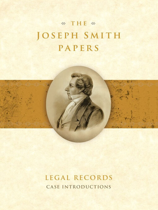 Title details for The Joseph Smith Papers, Legal Records by David W. Grua - Wait list